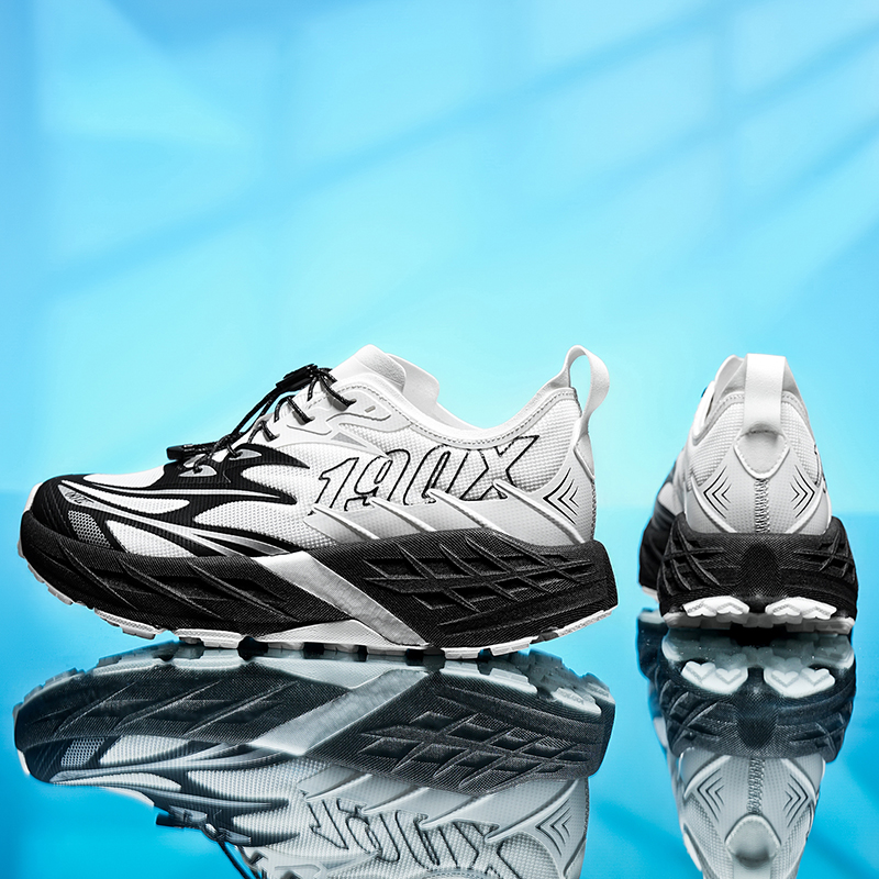 Breathable Mesh Athletic Shoes - Sepatu Lari Trail Pria, Sepatu Kets