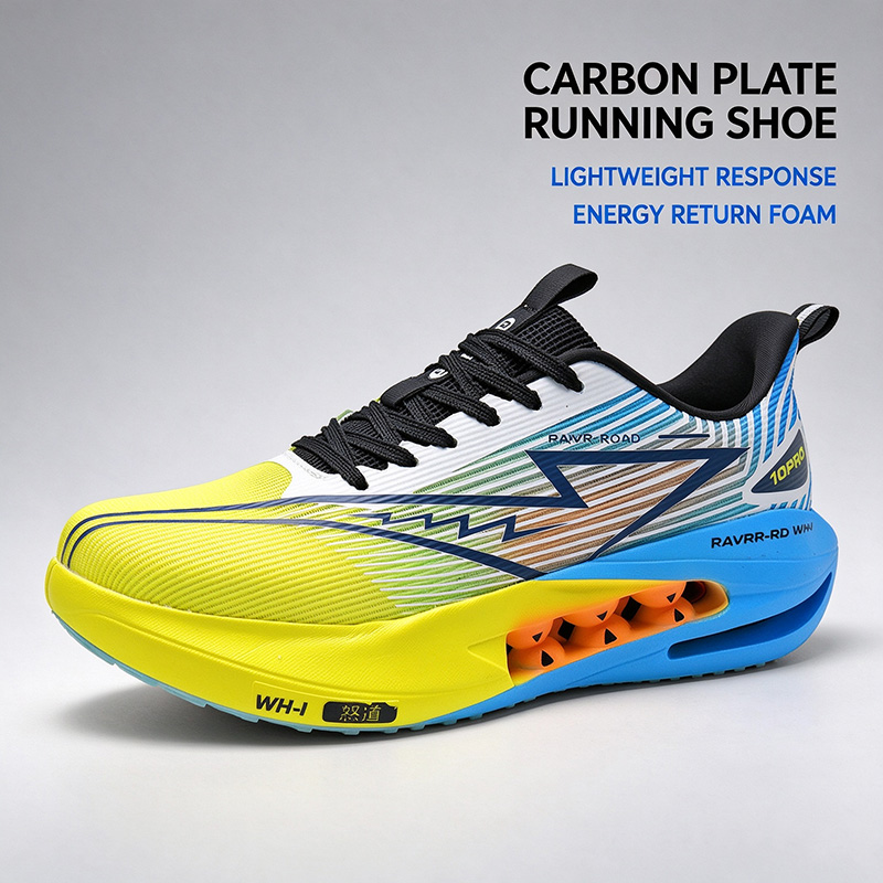 Carbon Plate Marathon Racing Shoes - Sepatu Lari dengan Sol Karbon Uniseks,