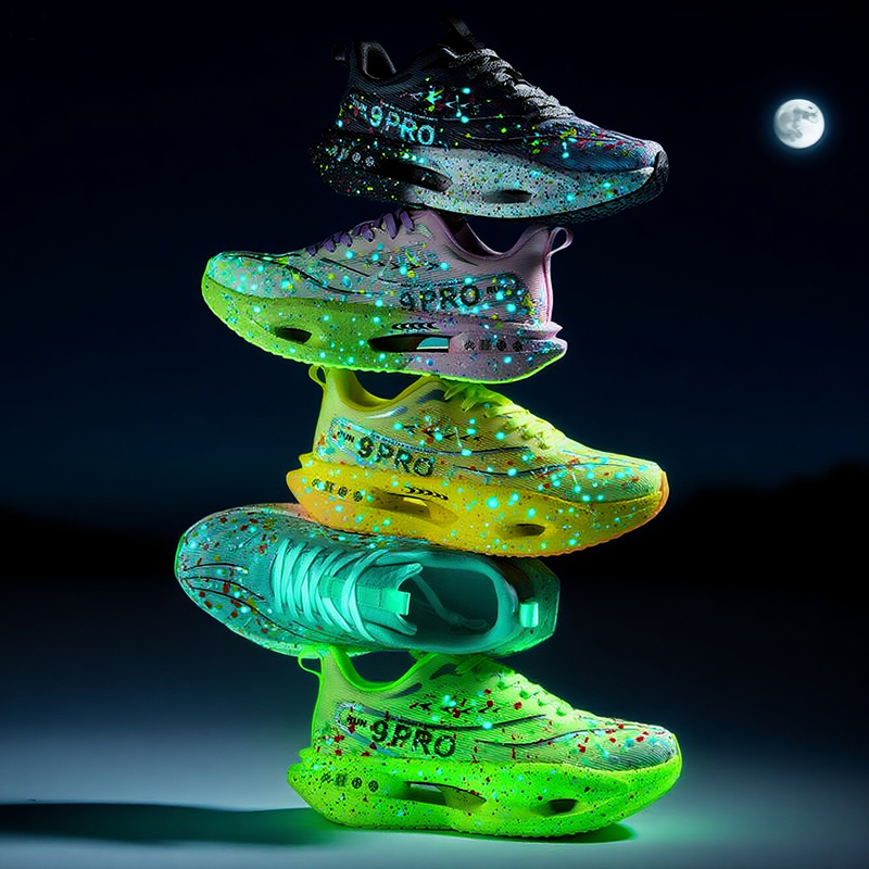 Sepatu Lari Pria dengan Bantal - Reflective Night Running Shoes ulasan dan harga
