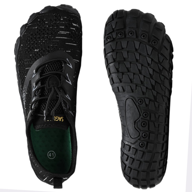 Pria Trail Sepatu Lari Minimal - Wide Toe Box Running Sneakers ulasan dan harga