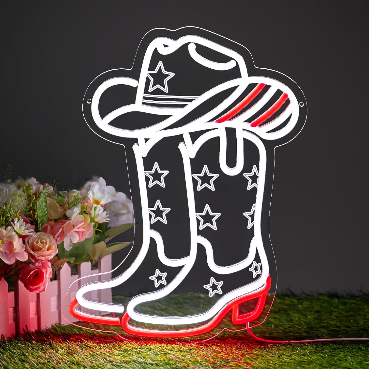 Lampu Neon LED berbentuk Sepat - Boots ulasan dan harga