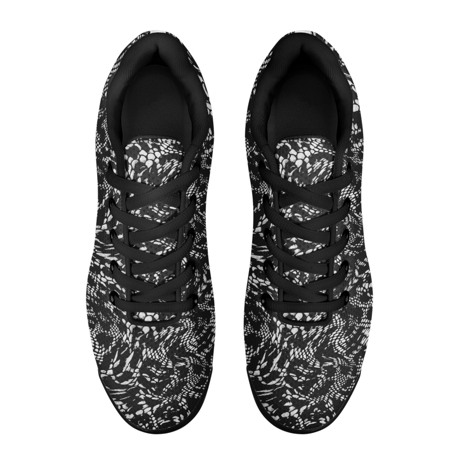 PENSTROLL Sepatu Jalan Kaki De - Knit Fabric Lace Up Sneakers ulasan dan harga