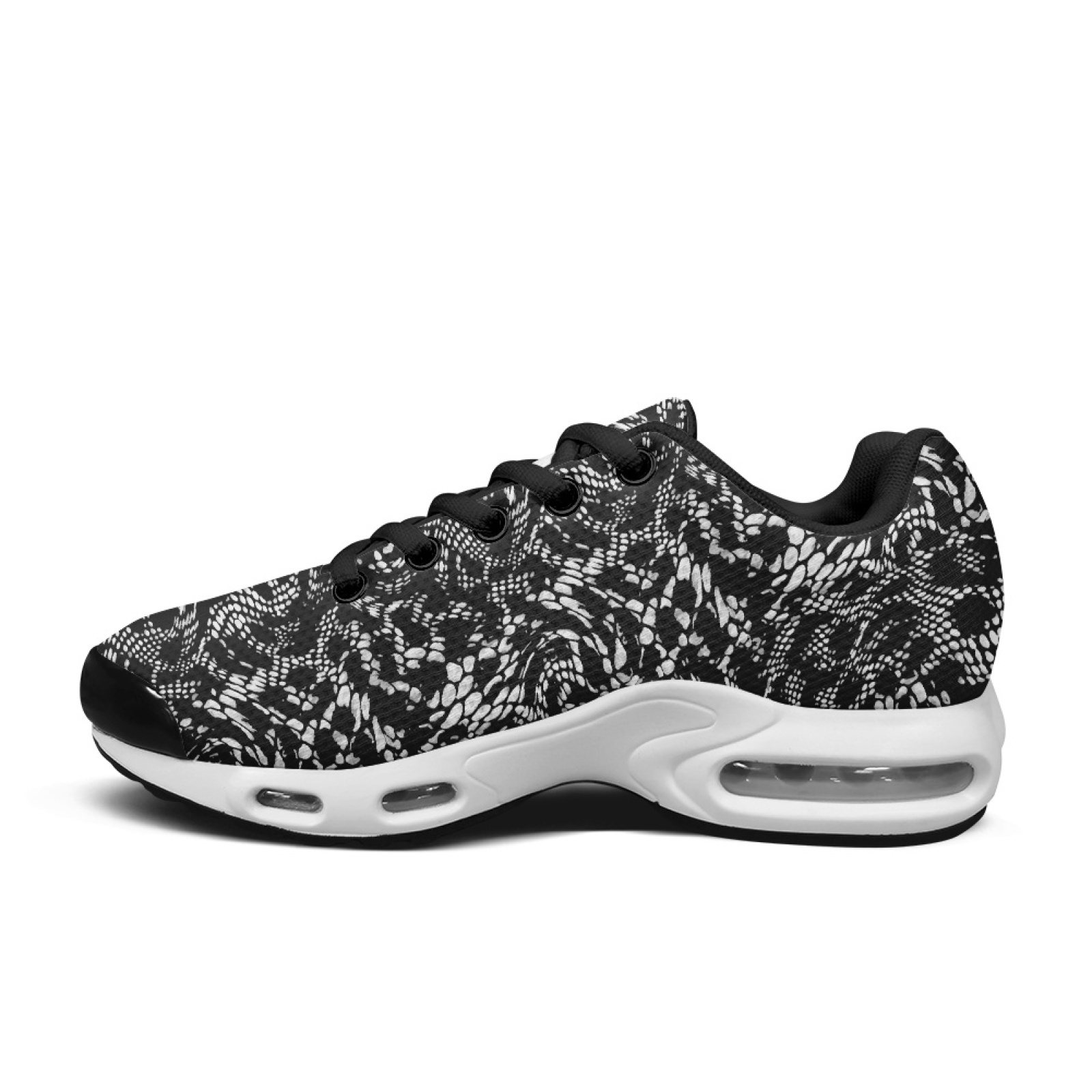 PENSTROLL Sepatu Jalan Kaki De - Knit Fabric Lace Up Sneakers ulasan dan harga